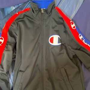 Mens athletic champion zip-up jacket!
